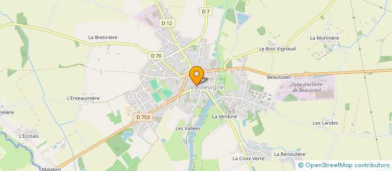 localisation de l'entreprise MADAME MAGDALENA ERABLE  VIEILLEVIGNE