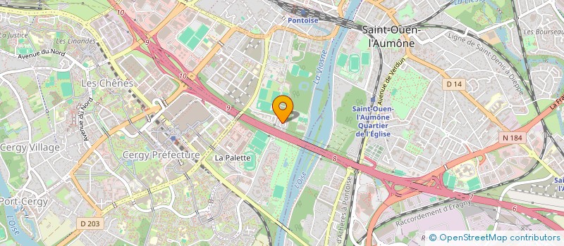 localisation de l'entreprise MADAME MAGDALENA FALLER  PONTOISE