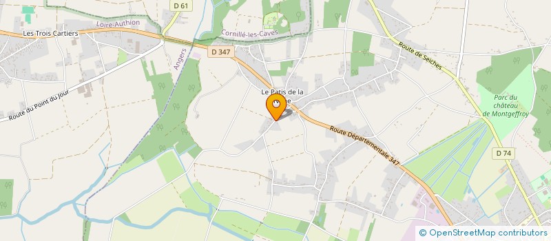 localisation de l'entreprise MADAME MAGDALENA FERDINAND  LOIRE-AUTHION