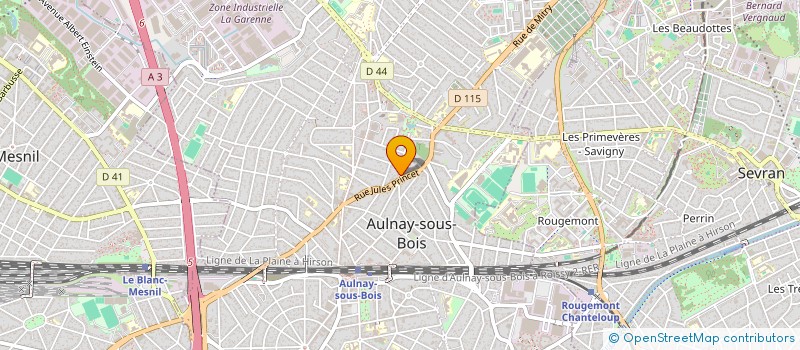 localisation de l'entreprise MADAME MAGDALENA GALUS à AULNAY-SOUS-BOIS