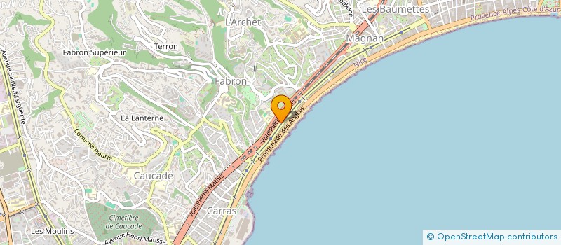 localisation de l'entreprise MADAME MAGDALENA JOZWIAK à NICE