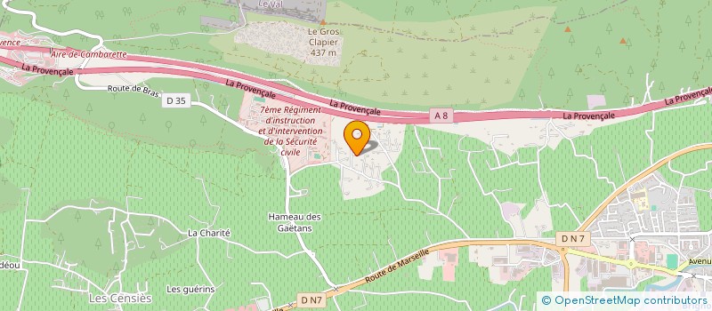 localisation de l'entreprise MADAME MAGDALENA KORINGER  BRIGNOLES