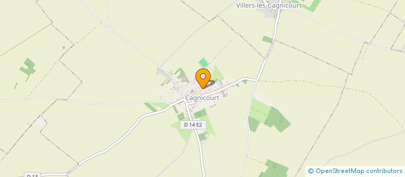 localisation de l'entreprise MADAME MAGDALENA LEGER  CAGNICOURT