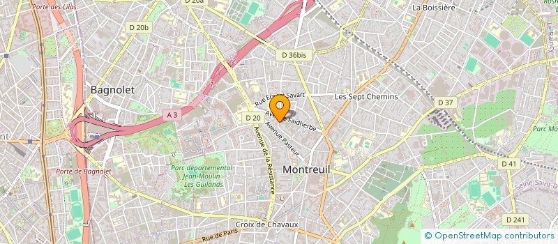 localisation de l'entreprise MADAME MAGDALENA LEWANDOWSKA à MONTREUIL