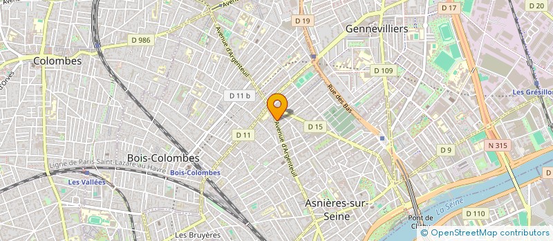 localisation de l'entreprise MADAME MAGDALENA LUBERA à ASNIERES-SUR-SEINE