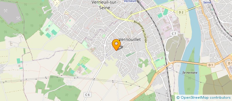 localisation de l'entreprise MADAME MAGDALENA LUCIA DELESCU à VERNOUILLET