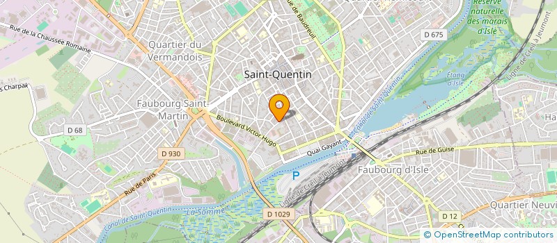 localisation de l'entreprise MADAME MAGDALENA MECHRI  SAINT-QUENTIN