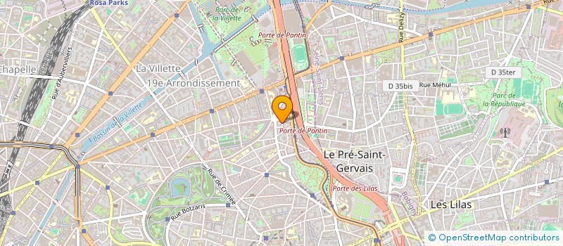 localisation de l'entreprise MADAME MAGDALENA MITROVIC  PARIS