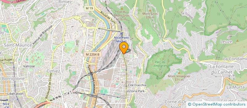 localisation de l'entreprise MADAME MAGDALENA PIETRZENIAK  NICE