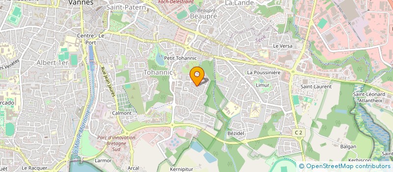 localisation de l'entreprise MADAME MAGDALENA PRZYBYLSKA à VANNES