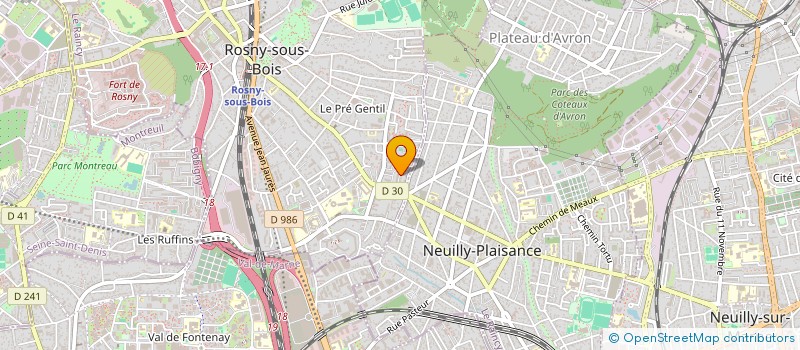 localisation de l'entreprise MADAME MAGDALENA SIEWIERA à ROSNY-SOUS-BOIS
