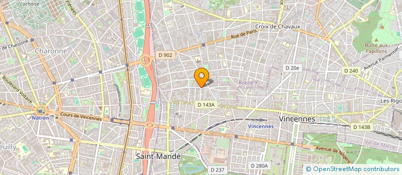 localisation de l'entreprise MADAME MAGDALENA SOCHACKA à MONTREUIL