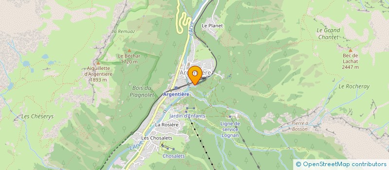 localisation de l'entreprise MADAME MAGDALENA SZUSTER  CHAMONIX-MONT-BLANC