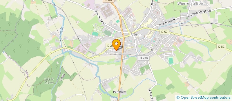 localisation de l'entreprise MADAME MAGDALENA TERNISIEN  SAMER