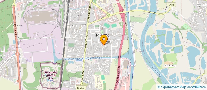 localisation de l'entreprise MADAME MAGDALINE FIGEL  TALANGE