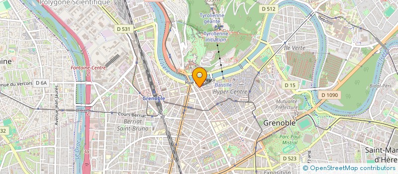 localisation de l'entreprise MADAME MAGDELEINE MOLINES  GRENOBLE