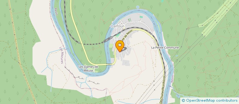 localisation de l'entreprise MADAME MAGDELEINE MORELLE  MONTHERME