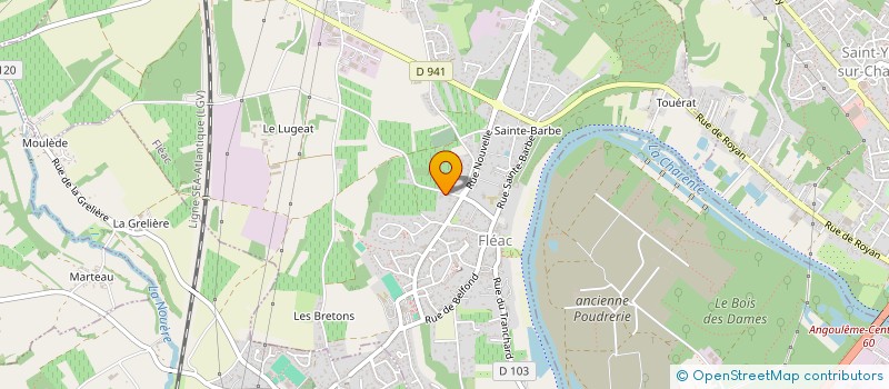 localisation de l'entreprise MADAME MAGDELEINE PECH à FLEAC