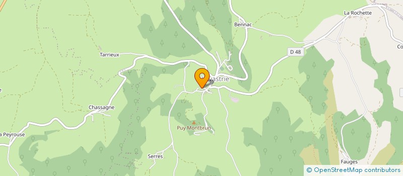localisation de l'entreprise MADAME MAGDELEINE SALTEL à NEUVEGLISE-SUR-TRUYERE