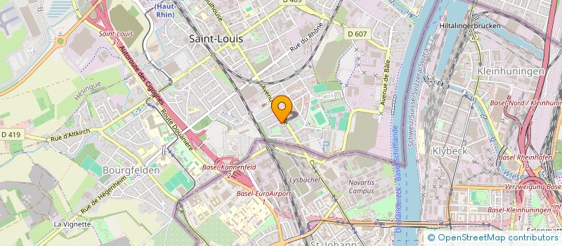 localisation de l'entreprise MADAME MAGDELEINE STRAESSLE  SAINT-LOUIS