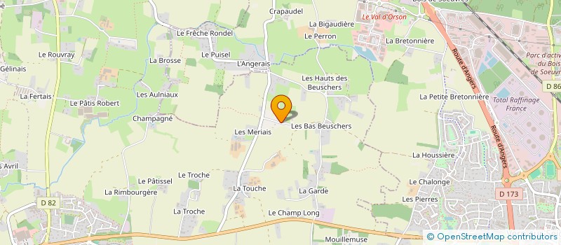 localisation de l'entreprise MADAME MAGDELEINE TOUFFET  NOYAL-CHATILLON-SUR-SEICHE