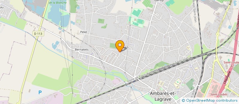 localisation de l'entreprise MADAME MAGDELINE CHAMPARNAUD  AMBARES-ET-LAGRAVE