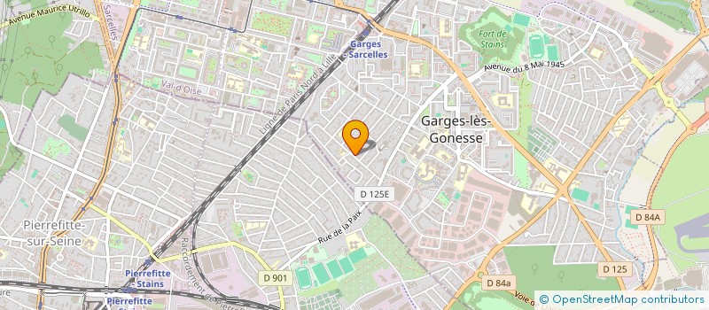 localisation de l'entreprise MADAME MAGDOLNA ANTAL-PETI  GARGES-LES-GONESSE