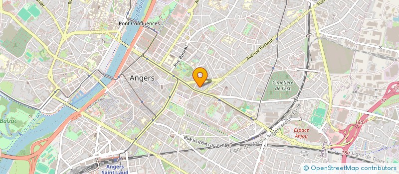 localisation de l'entreprise MADAME MAGDOULINE BENQLILOU à ANGERS