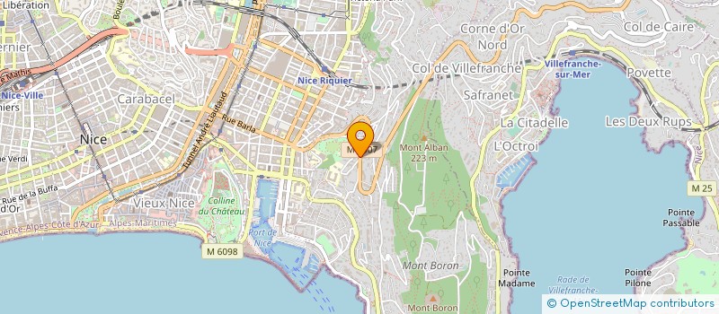 localisation de l'entreprise MADAME MAGENA LEGOUTER à NICE