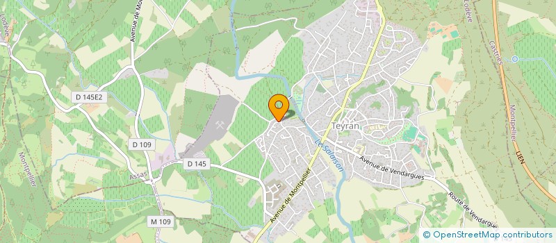 localisation de l'entreprise MADAME MAGGIE BOUTET  TEYRAN