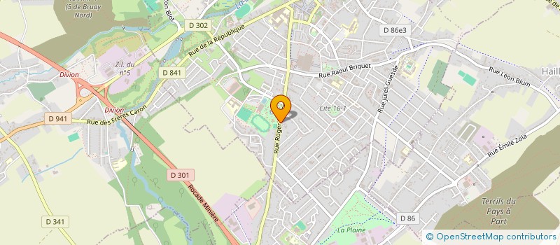 localisation de l'entreprise MADAME MAGGIE DELEGLISE à BRUAY-LA-BUISSIERE