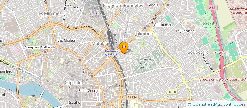 localisation de l'entreprise MADAME MAGGIE JONES à TOULOUSE