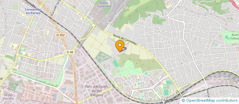 localisation de l'entreprise MADAME MAGGUY BRUCHER  ARGENTEUIL