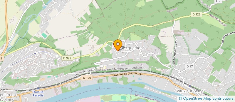 localisation de l'entreprise MADAME MAGGUY FARAUX  EVECQUEMONT