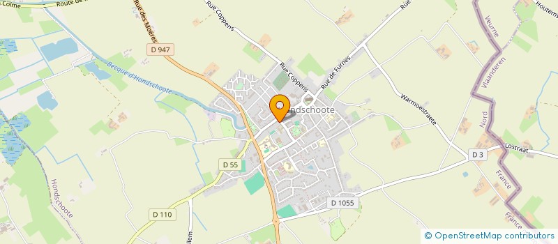 localisation de l'entreprise MADAME MAGGY BEUDAERT à HONDSCHOOTE