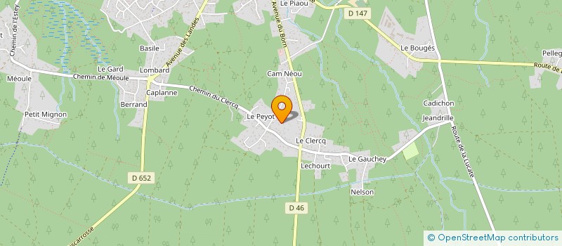 localisation de l'entreprise MADAME MAGGY CASTAING  SANGUINET