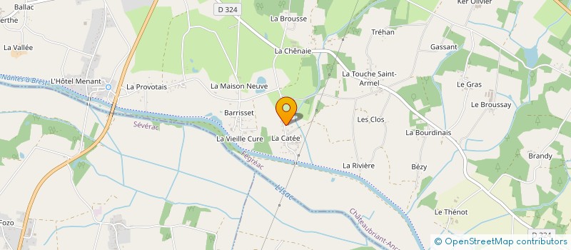 localisation de l'entreprise MADAME MAGGY COILLARD  FEGREAC