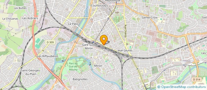 localisation de l'entreprise MADAME MAGGY GORON  LE MANS