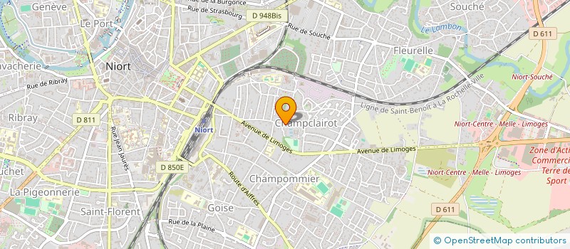 localisation de l'entreprise MADAME MAGGY GUICHARD à NIORT