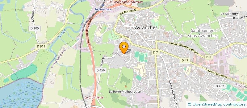 localisation de l'entreprise MADAME MAGGY MARIE  AVRANCHES