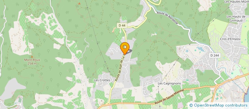 localisation de l'entreprise MADAME MAGGY MEURANT à GRIMAUD