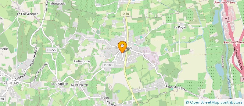 localisation de l'entreprise MADAME MAGGY NATALI  MORANCE