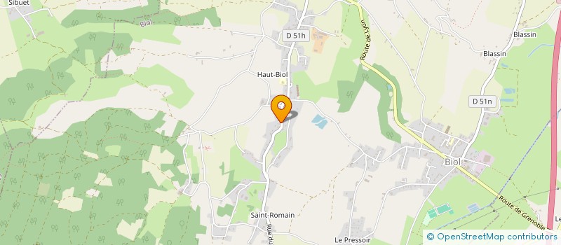 localisation de l'entreprise MADAME MAGGY PERENON  BIOL