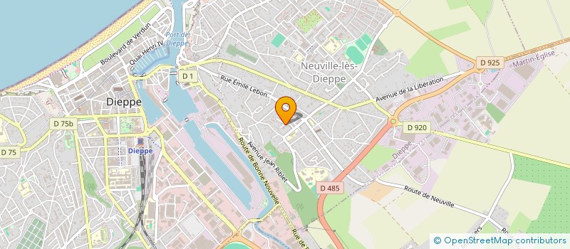localisation de l'entreprise MADAME MAGGY POULAIN à DIEPPE