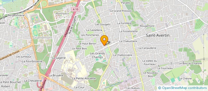 localisation de l'entreprise MADAME MAGHELA MARIE  SAINT-AVERTIN