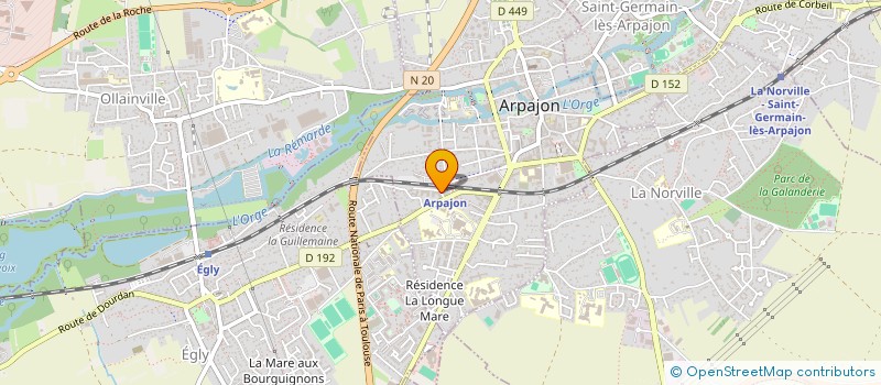 localisation de l'entreprise MADAME MAGHGNA DIOCOU à ARPAJON