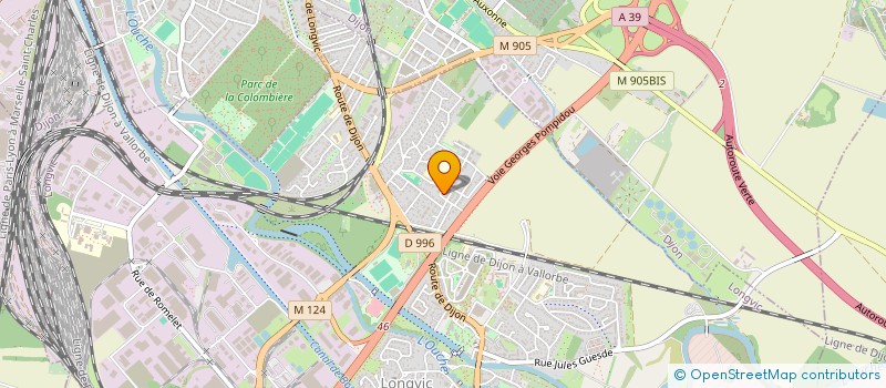 localisation de l'entreprise MADAME MAGHNIA BEN KECHIKECH  LONGVIC