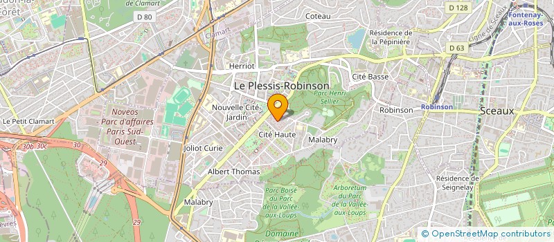 localisation de l'entreprise MADAME MAGHNIA MEGHINI  LE PLESSIS-ROBINSON