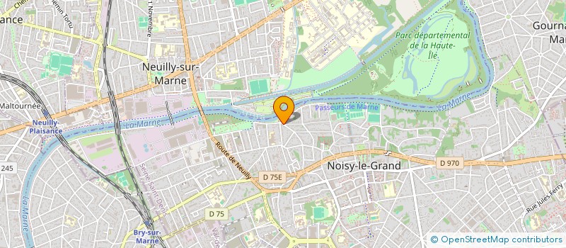 localisation de l'entreprise MADAME MAGNIA BENARBIA à NOISY-LE-GRAND