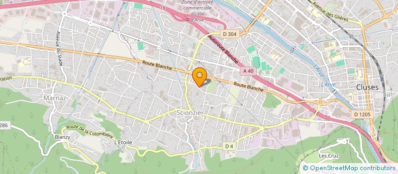 localisation de l'entreprise MADAME MAGNIN DONAT à SCIONZIER